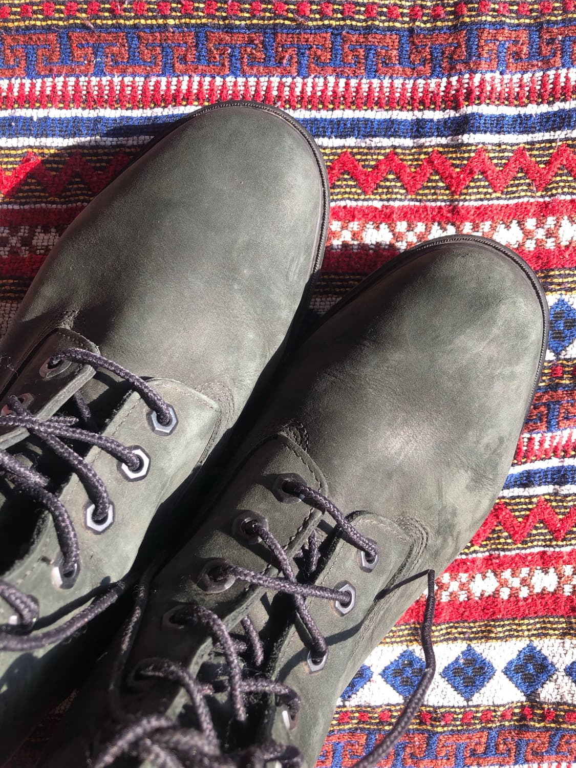 팀버랜드 6인치 블랙 부츠 270 상품이미지5