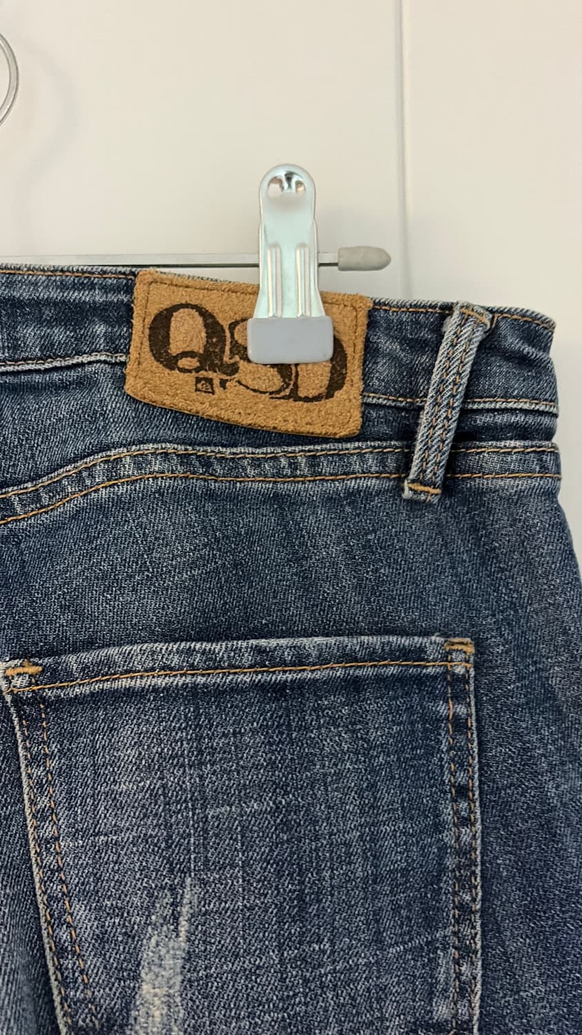 일본브랜드 QSD 데님 카프리팬츠 26  상품이미지2