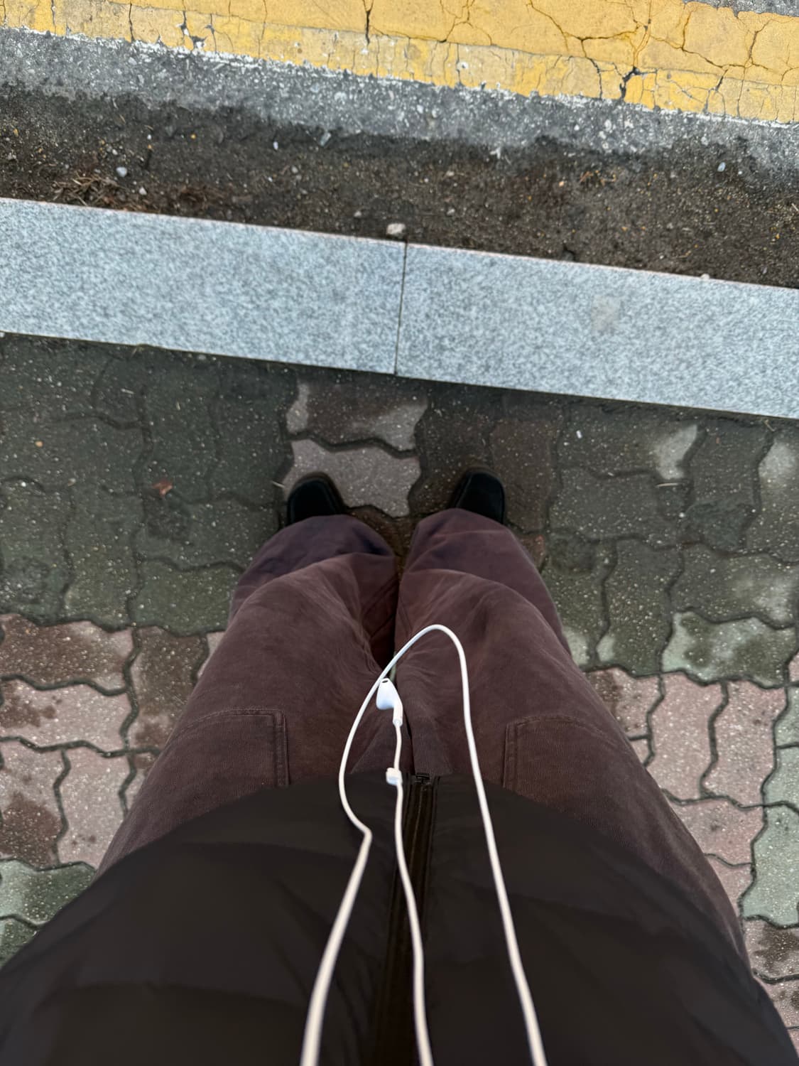 [4]폴리테루 퍼티그 스웻팬츠 다크퍼플네이비 상품이미지1