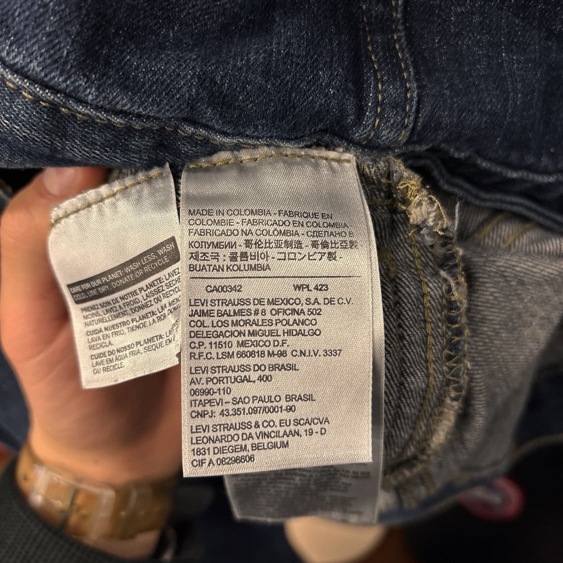 리바이스 중청 워싱 TYPE 3 트러커 데님자켓 N1056 상품이미지8