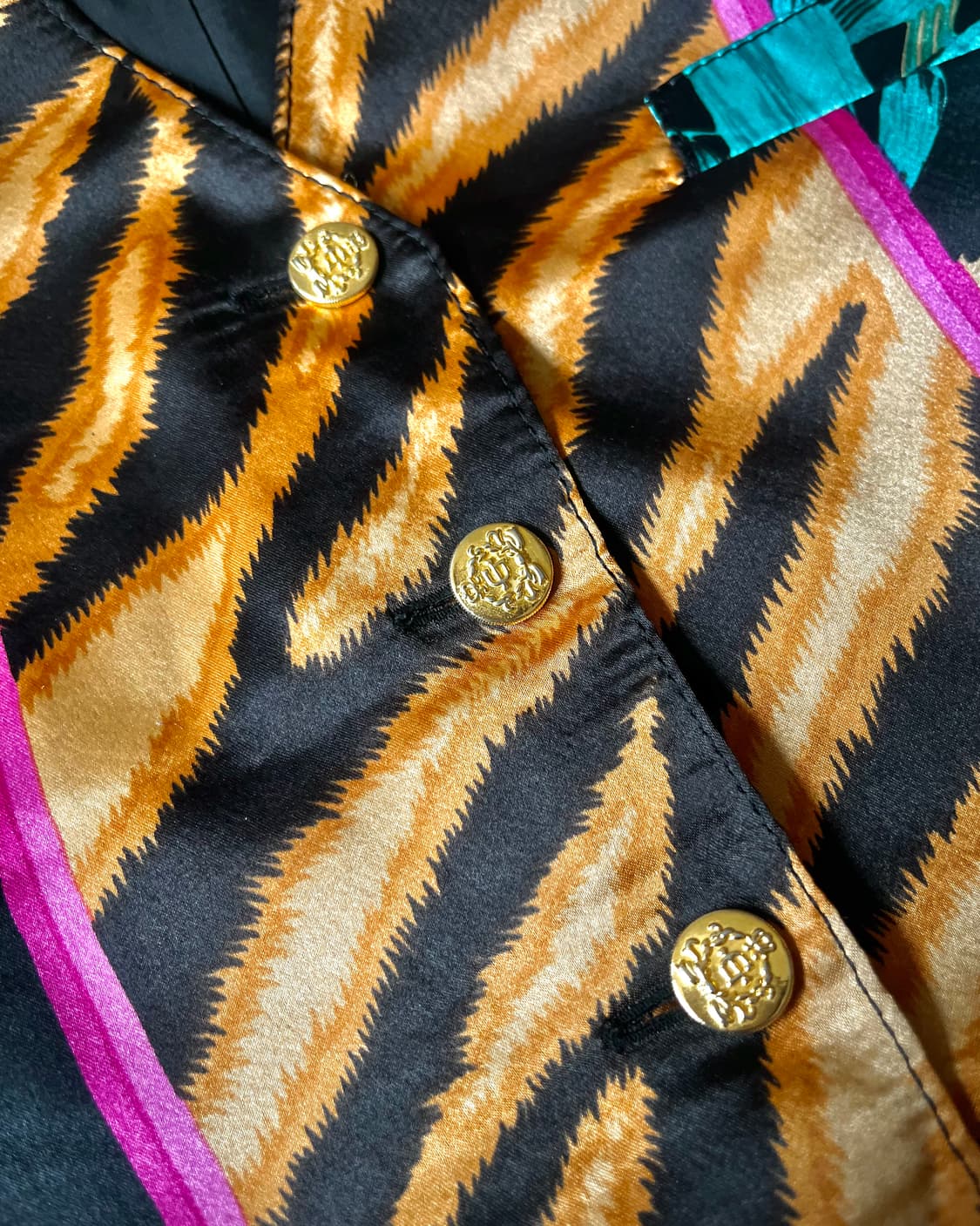 G.K 伊太利喜 Leopard Floral Pattern Vest 상품이미지8