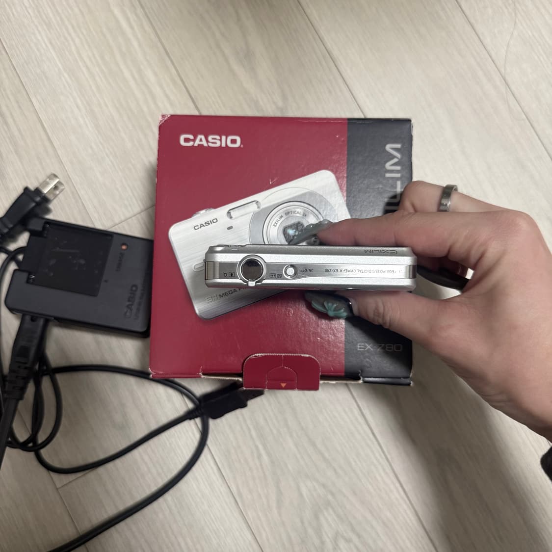 풀박스📸) 카시오 엑슬림 z80 빈티지 디카 / 디지털카메라 상품이미지2