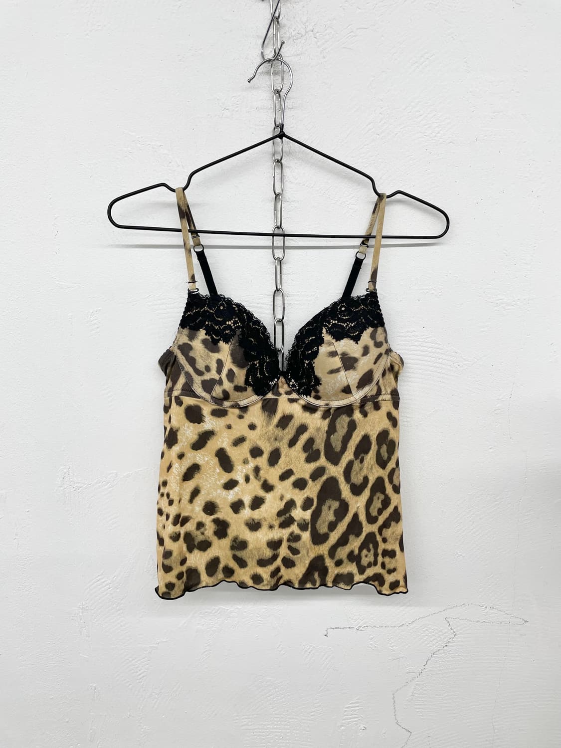 갸루 레오파드 레이스 코르셋 상품이미지4