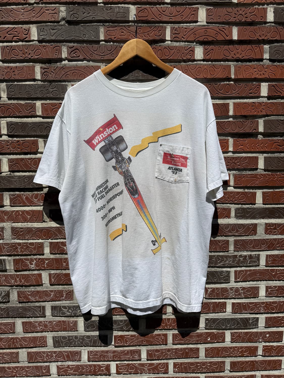 Winston Racing 90s 빈티지 포켓 티셔츠 상품이미지1