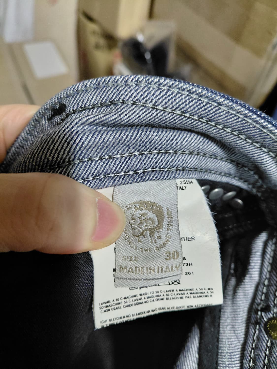 [디젤]슬래머 슬림스트레이트핏 데님 청바지 30사이즈  상품이미지7