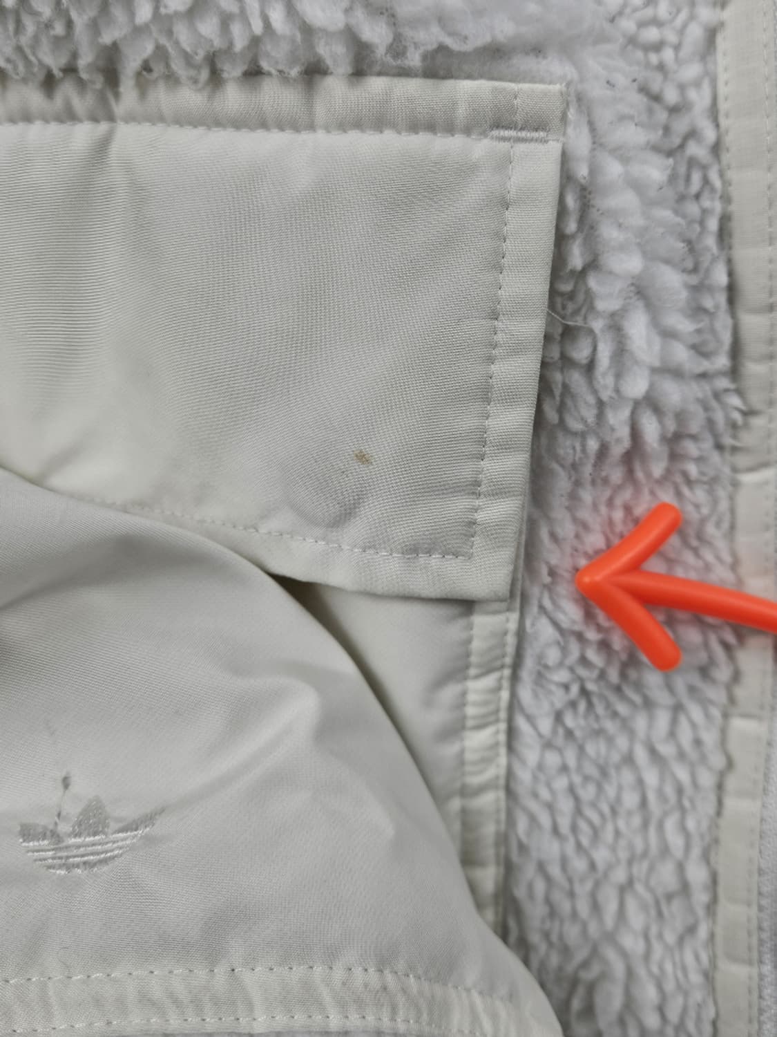 아디다스 MC 쉐르파 플리스 후드집업 자켓 ( L ) / 10372 상품이미지6