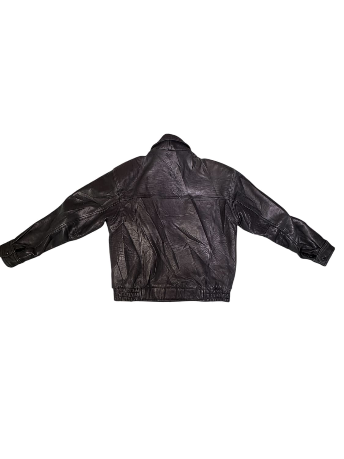 빈티지 DHOMME A HOMME 양가죽 레더 봄버 자켓 M 상품이미지7