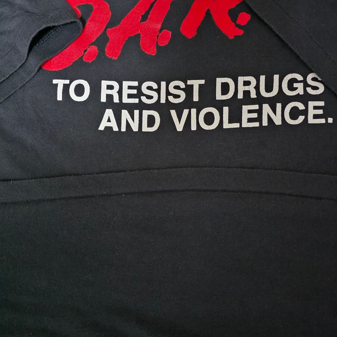 [XL] 90s 빈티지 DARE 티셔츠 블랙 ver.헤인즈 상품이미지3