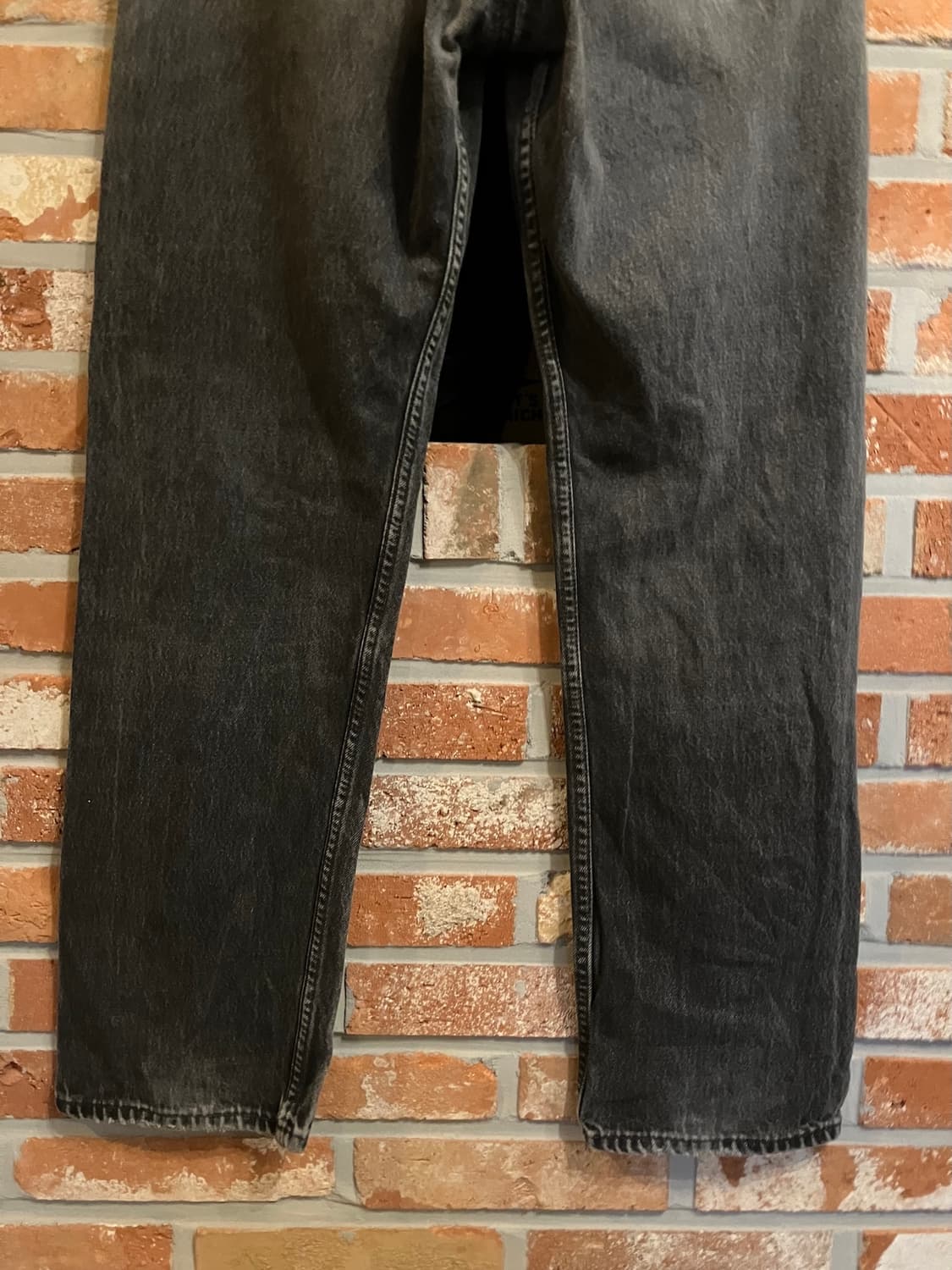 90s USA 빈티지 리바이스 501 0660 블랙진 흑청 데님 팬츠 상품이미지7