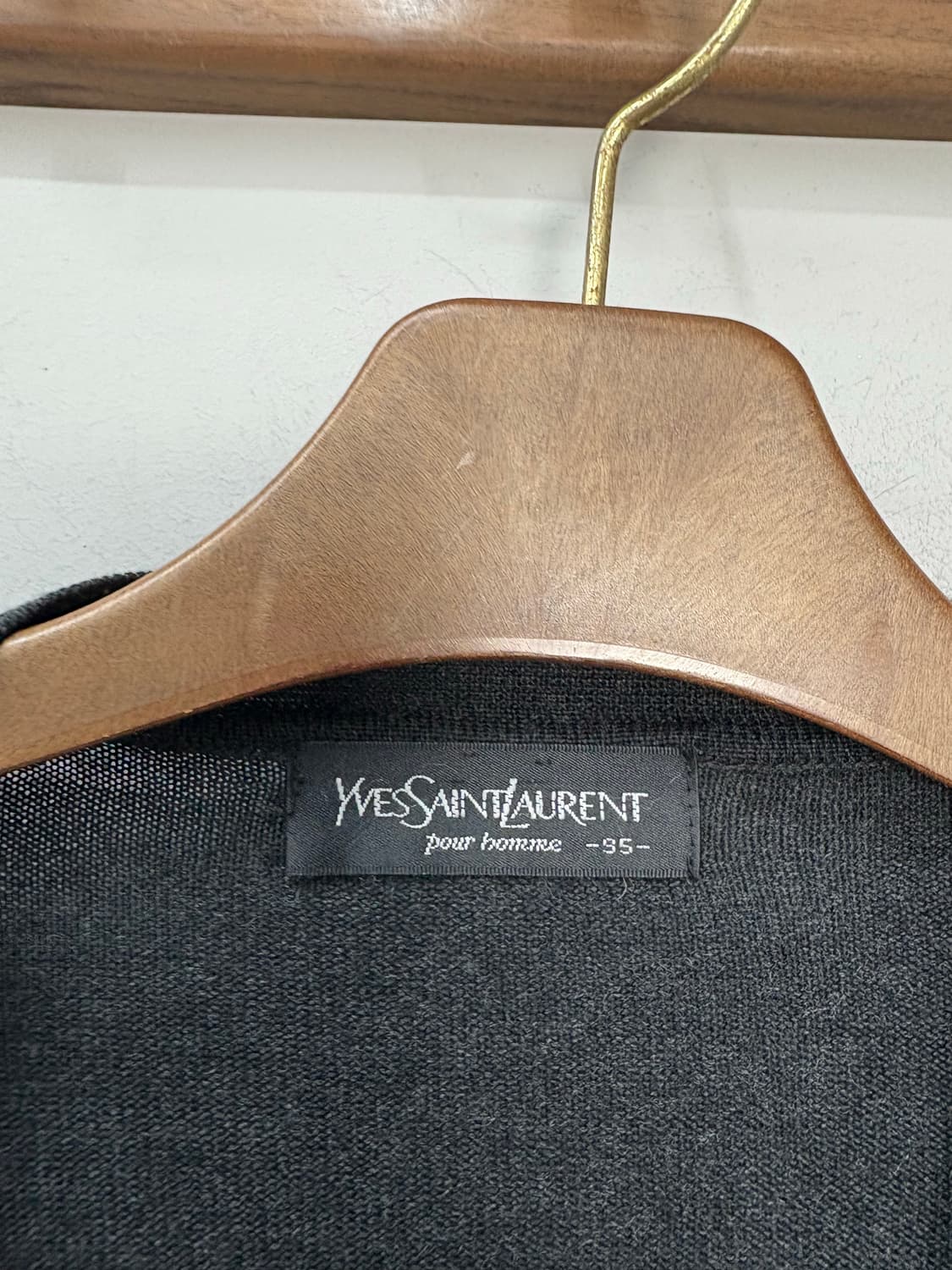 입생로랑 체크 패턴 가디건 A3056 상품이미지5