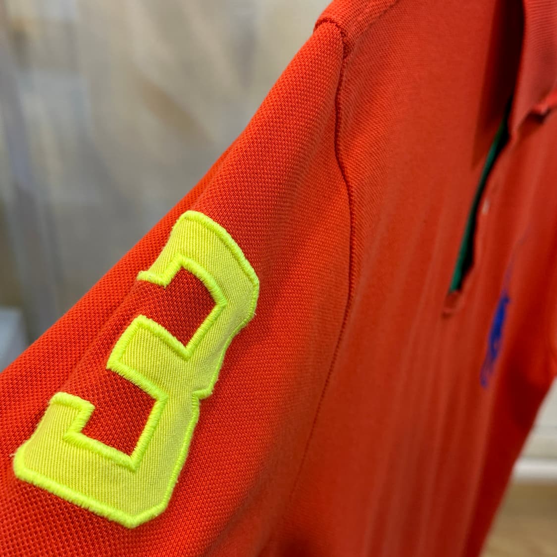 폴로 랄프로렌 빅포니 오렌지 pk 반팔티 M 상품이미지2