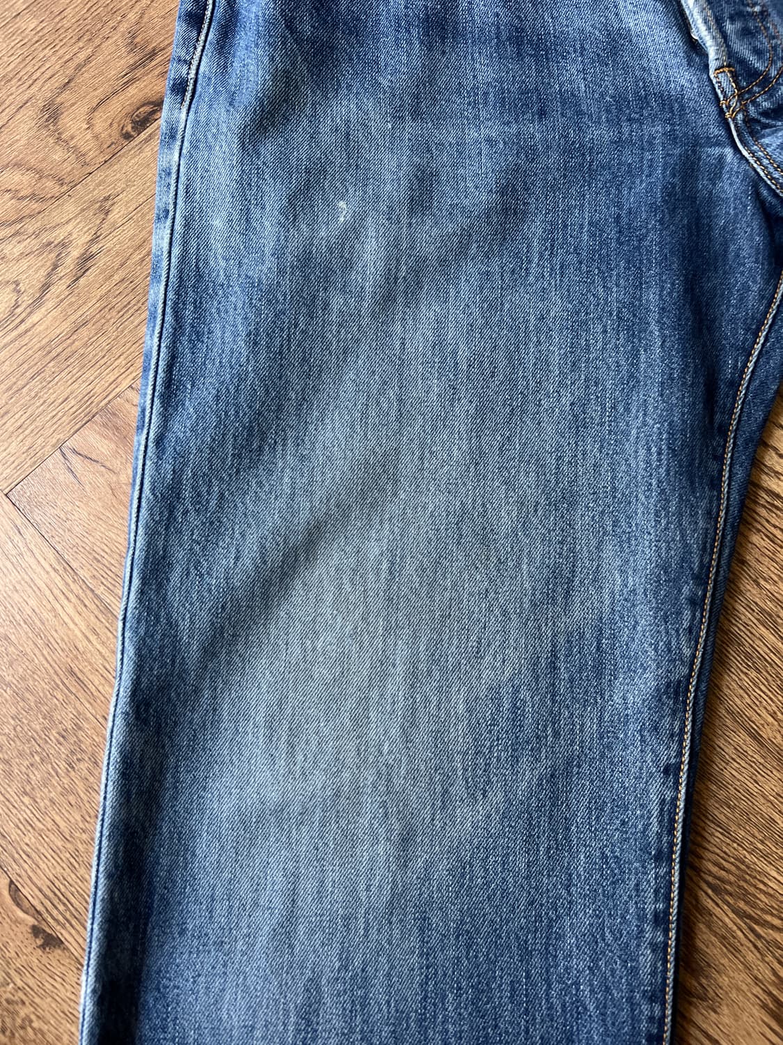 [34]00's 리바이스 501 더티 페이딩 스트레이트 데님 팬츠 상품이미지4