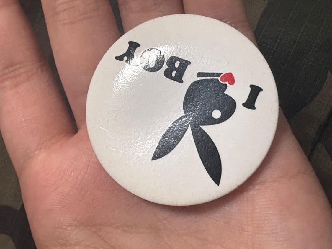 빈티지 PLAY BOY 뱃지 상품이미지4