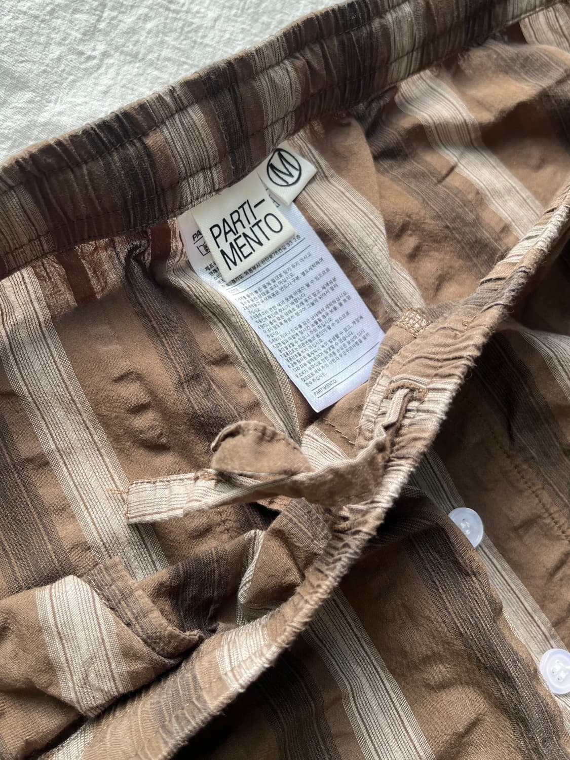 [M] 파르티멘토 스트라이프 이지 팬츠 상품이미지6