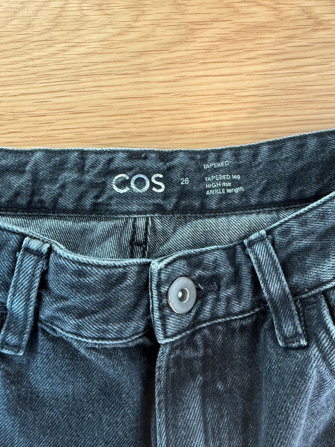 코스(COS) 흑청 데님 팬츠 상품이미지5