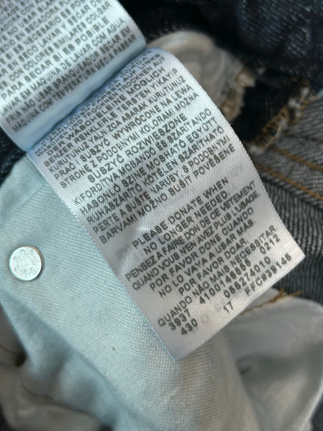 리바이스 527 로우 부츠컷 인디고 데님팬츠 상품이미지6