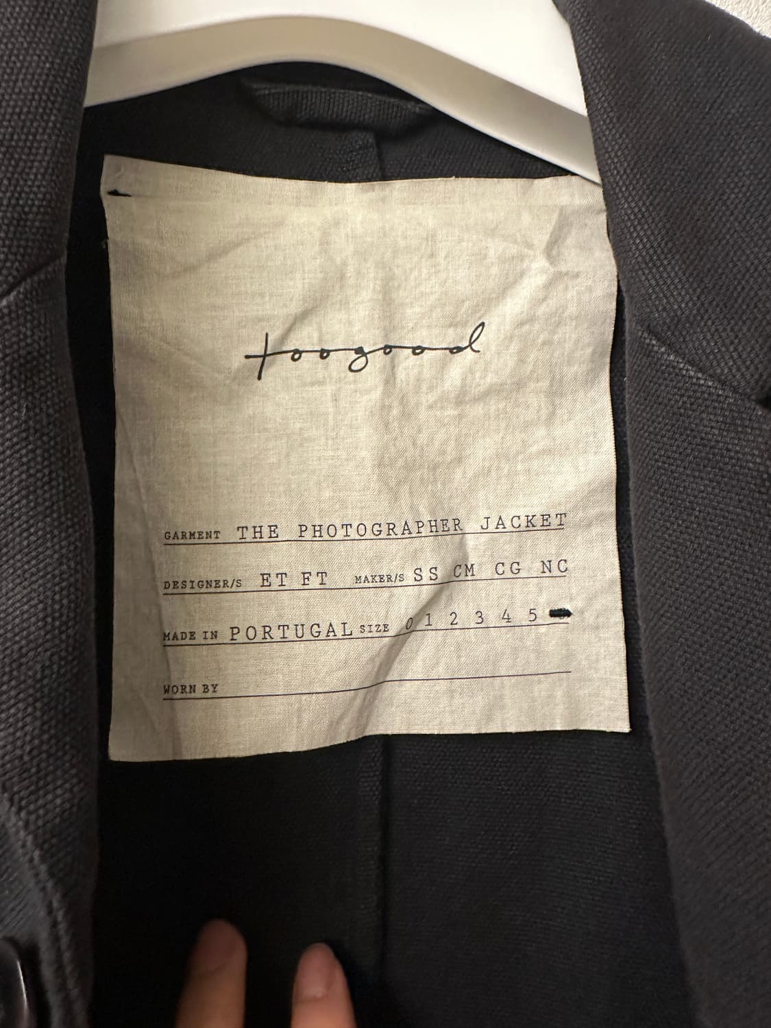 투굿 포토그래퍼자켓 6사이즈 상품이미지2