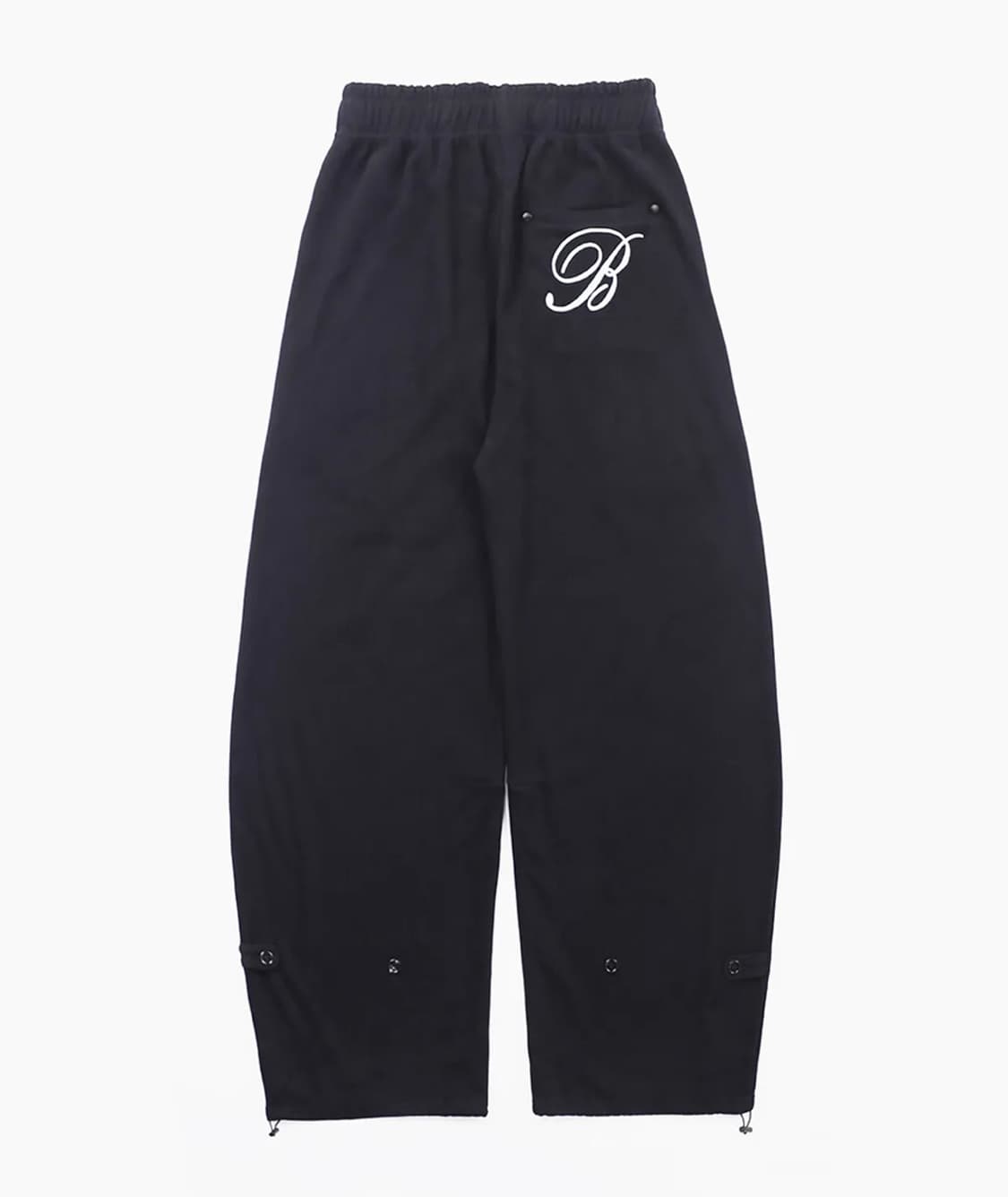 배드블러드 클래식 로고 2way 커브드 조거 블랙(xs) 상품이미지3