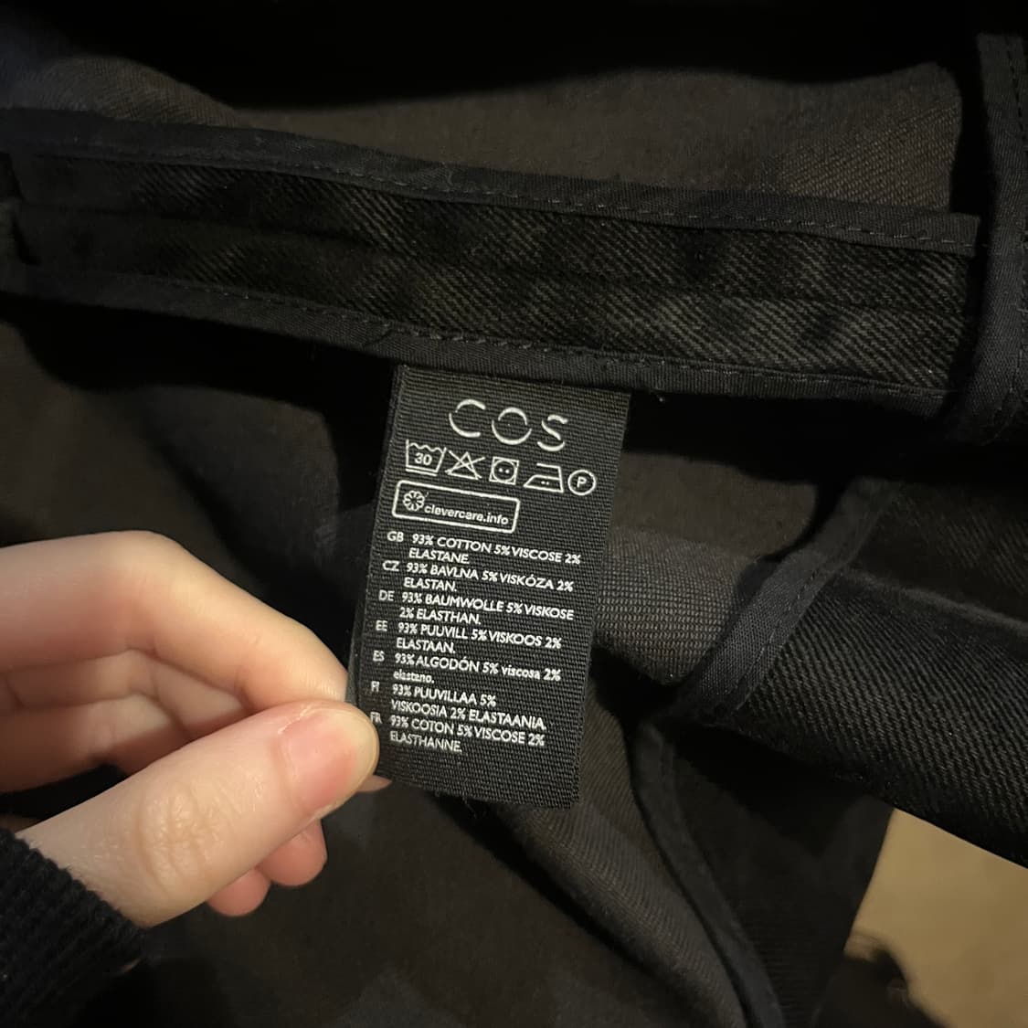 코스 데님 숏 자켓 상품이미지8