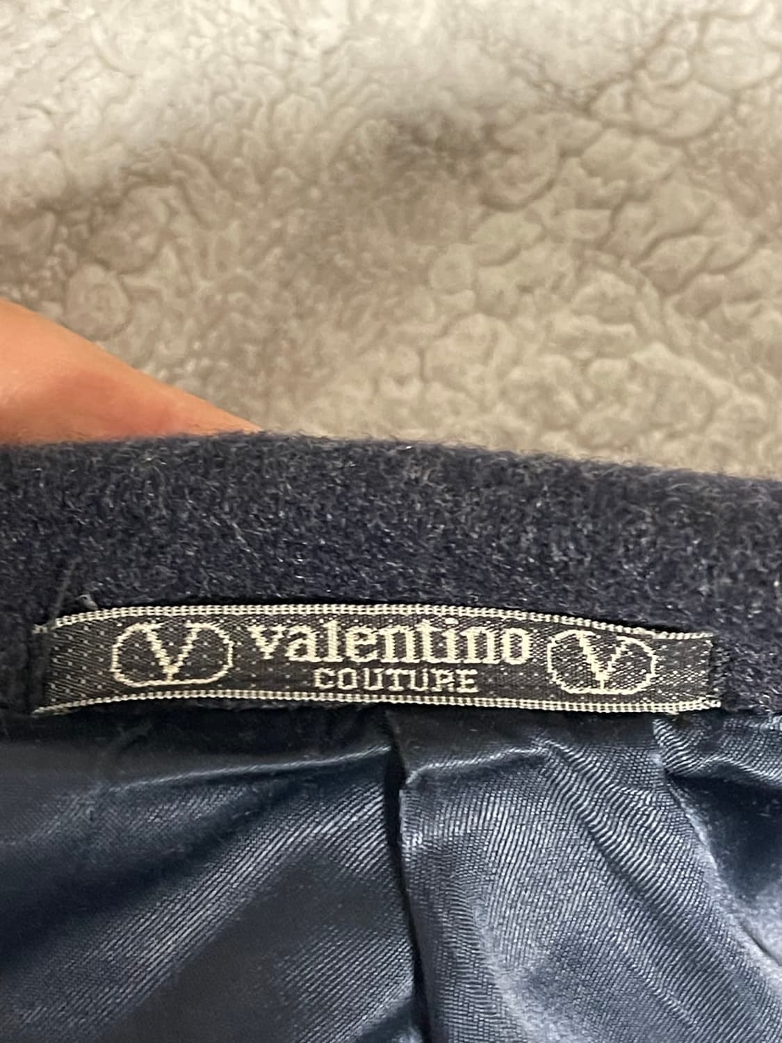 빈티지 발렌티노 꾸뛰르 캐시미어100%더블 롱 코트 48R 상품이미지6