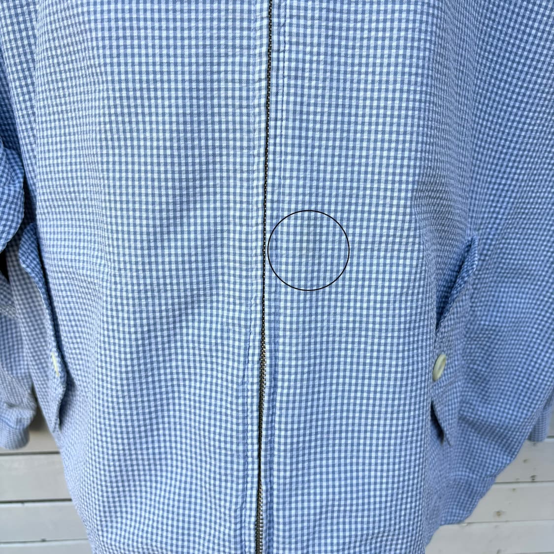 Polo 폴로 시어서커 체크 자켓 상품이미지5