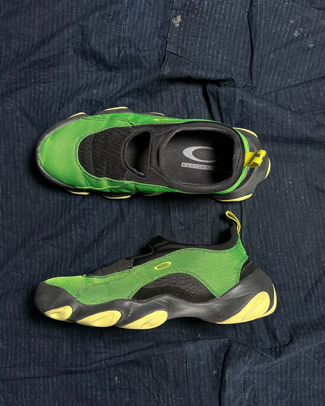 오클리 x 브레인 데드 플래쉬 샌들 [그린/레몬] US9 상품이미지1