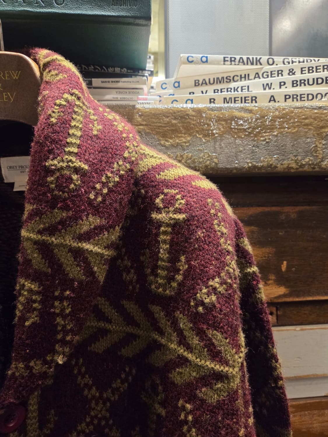 오베이 숄칼라 카디건 상품이미지6