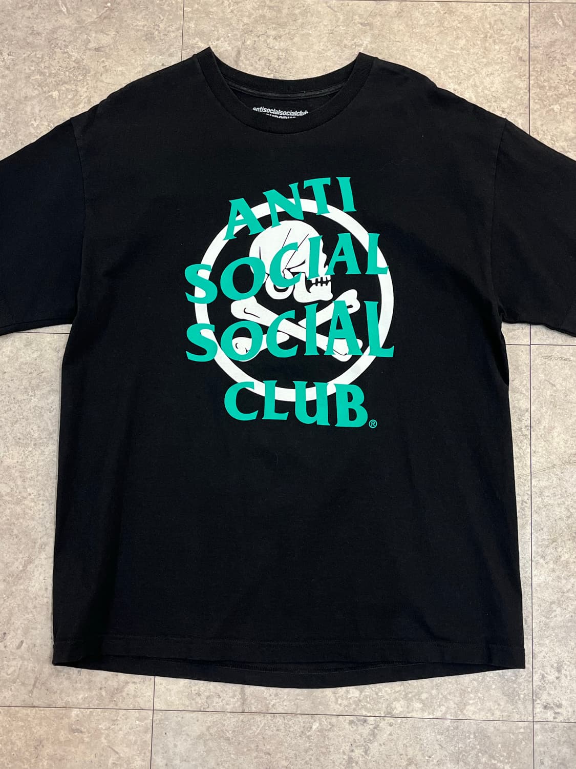 네이버후드 X 안티소셜소셜클럽 반팔티 블랙 XL #csz3228 상품이미지4