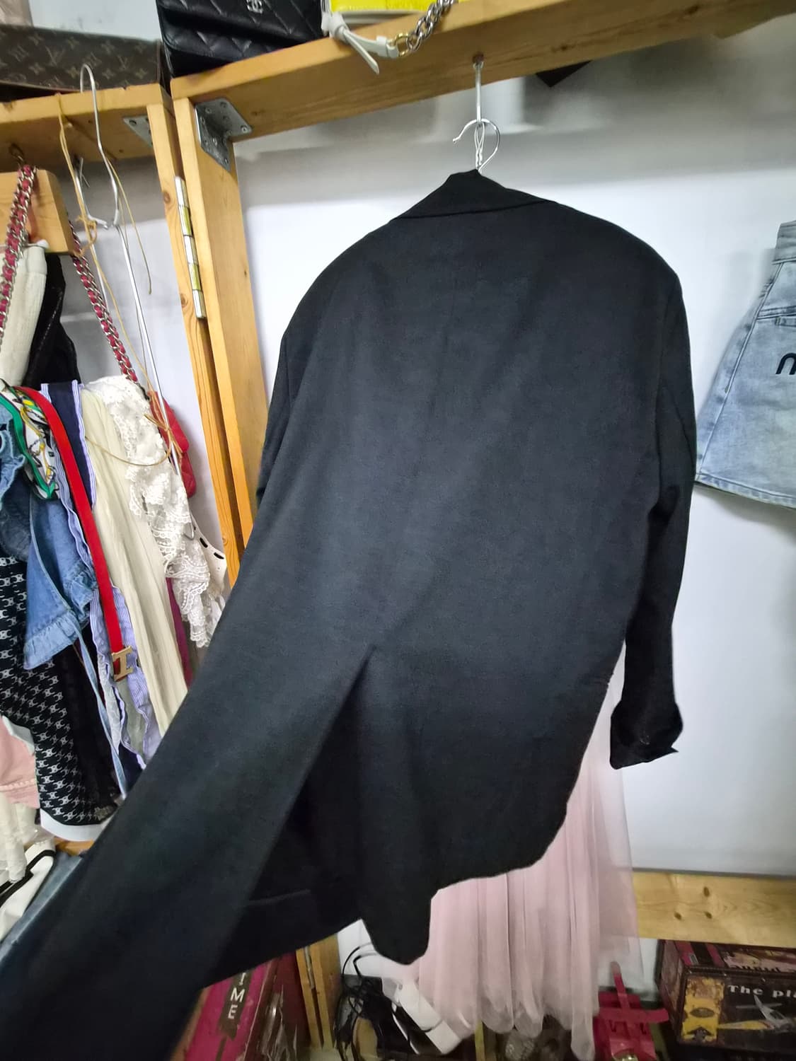 쥬시쥬디 얄상 박시 블랙자켓 상품이미지8