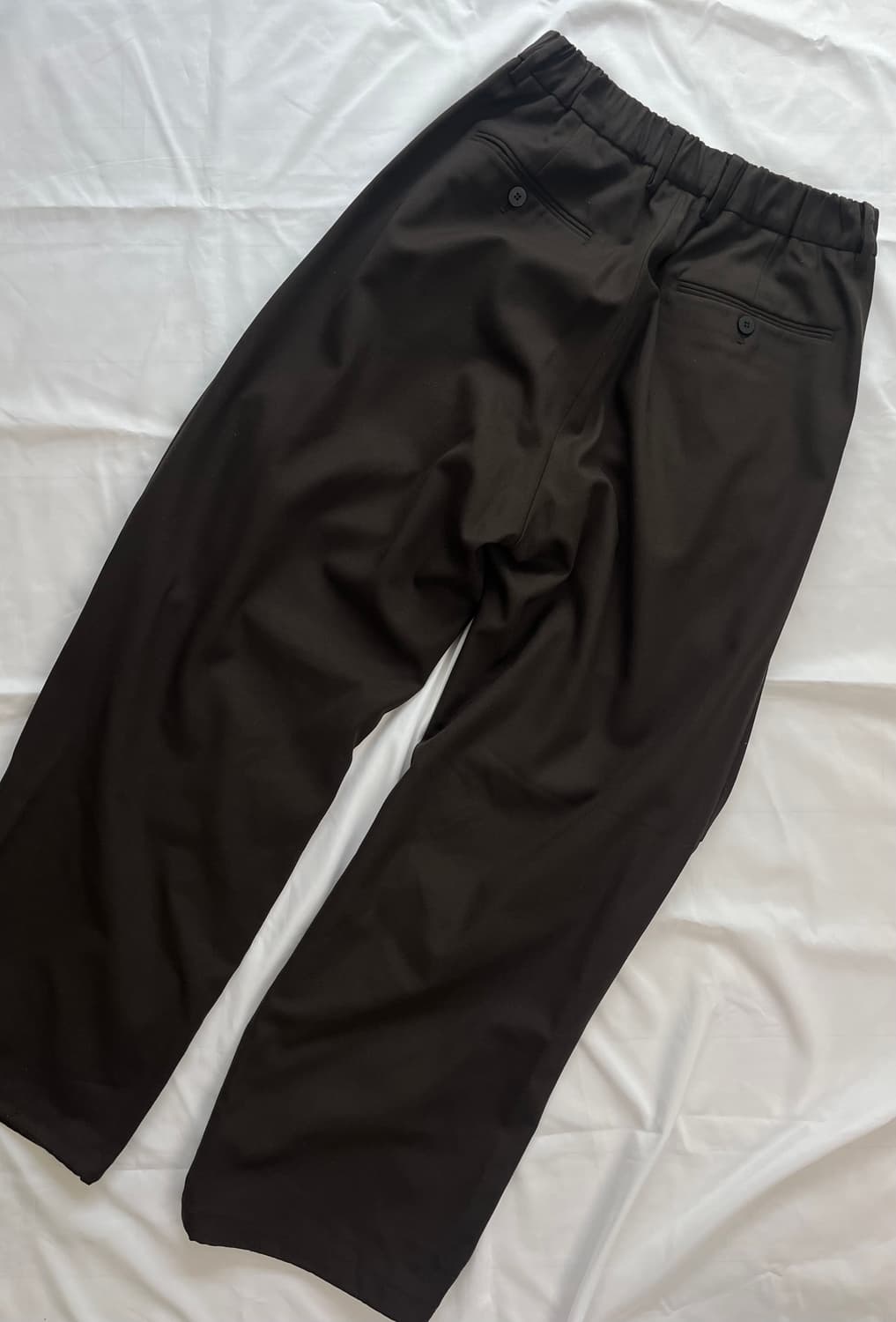 28) 인스펙터 804 울 파라슈트 팬츠 다크 브라운 상품이미지3