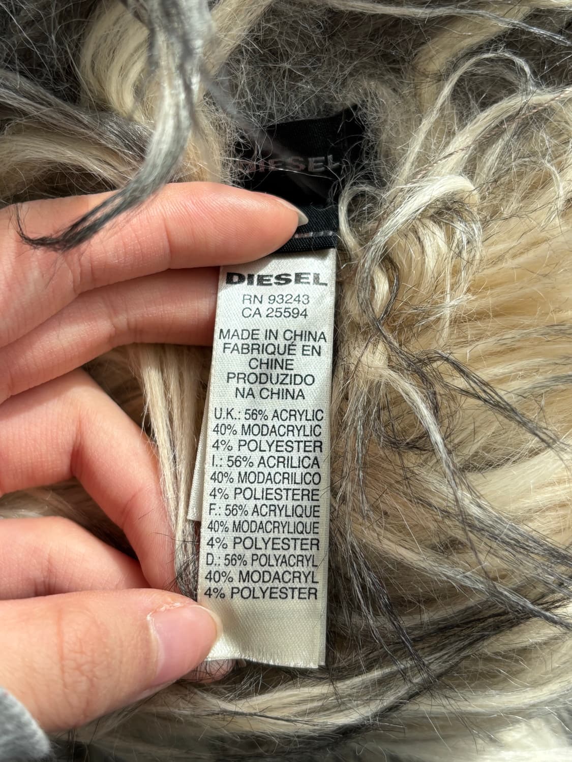 Disel 디젤 퍼 머플러  상품이미지8