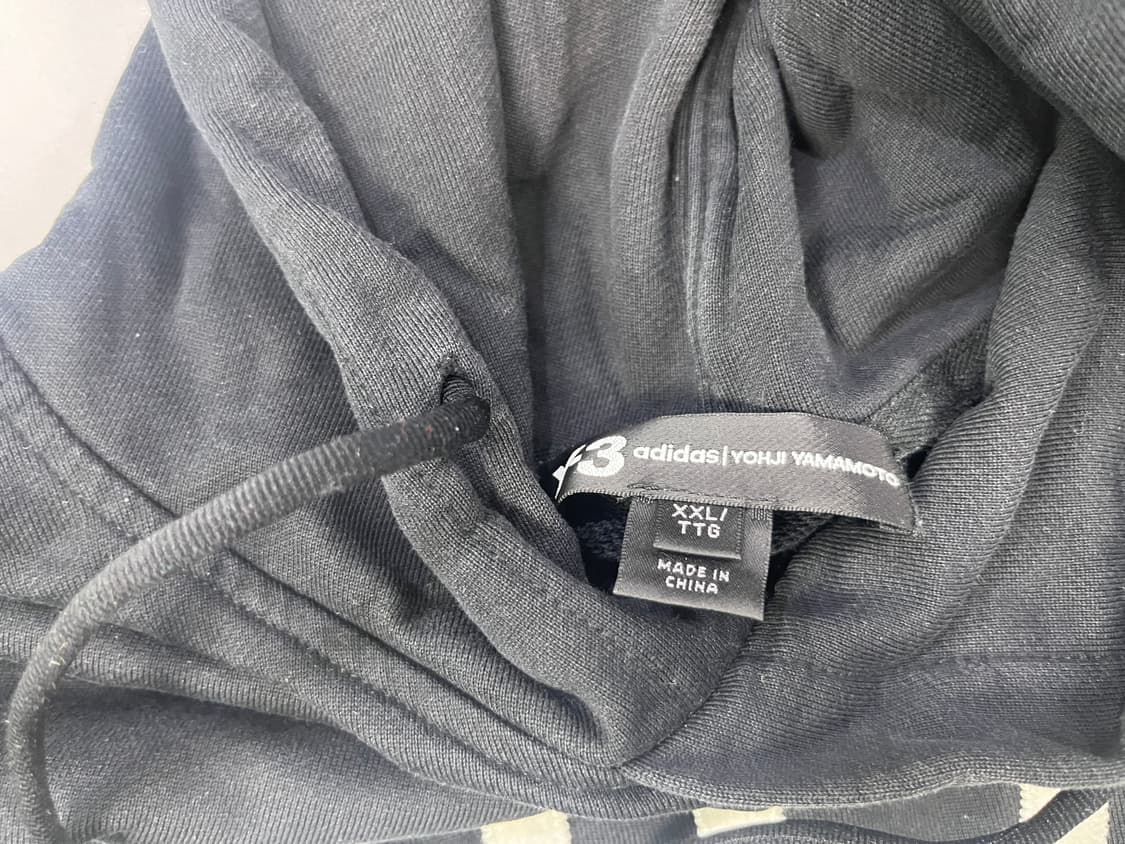 Y-3 아디다스 요지 야마모토 요지 후드 Xxl 상품이미지4