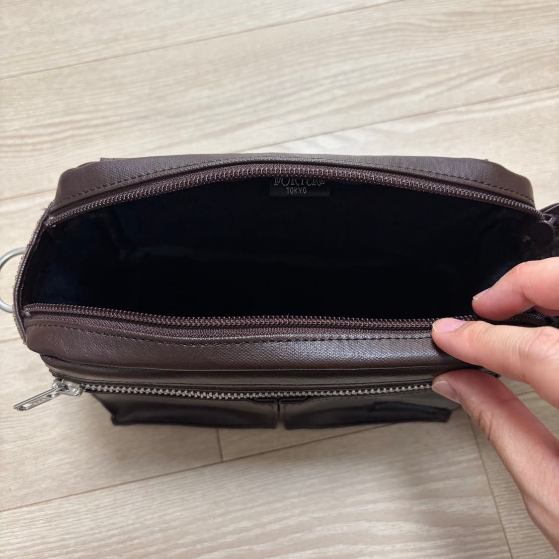  요시다포터 porter 카메라백 프리스타일 브라운 (미사용에 가까움) 상품이미지4