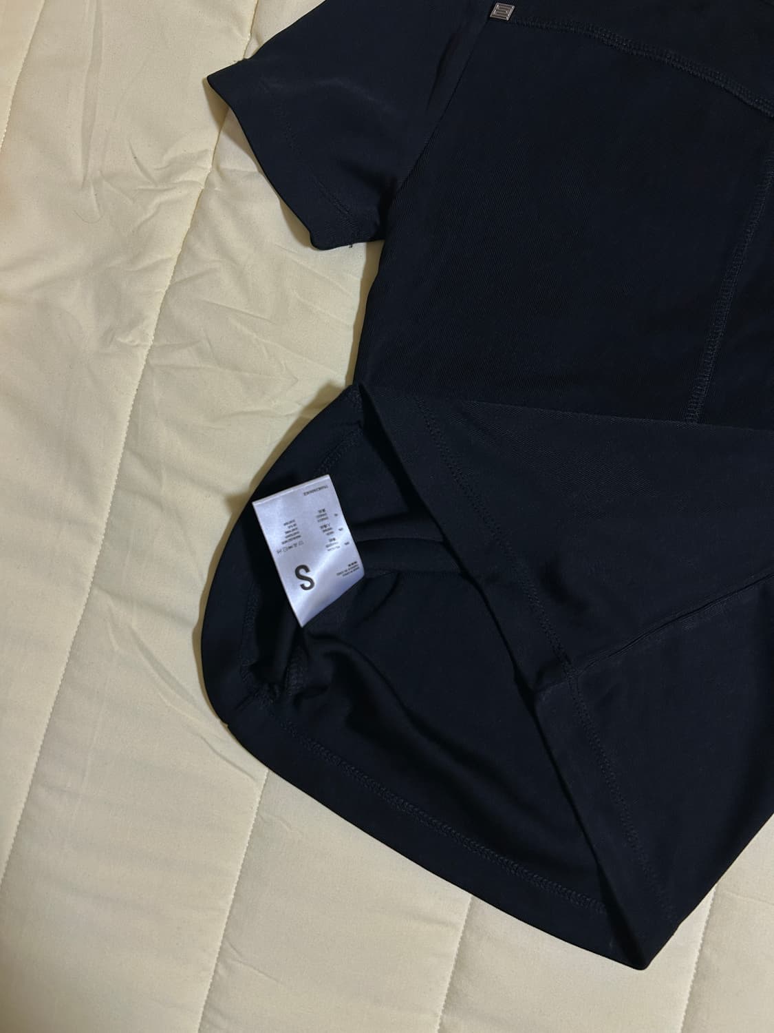 트랜센댄스 SYMBOL RIBBED T-SHIRT, BLACK 상품이미지4