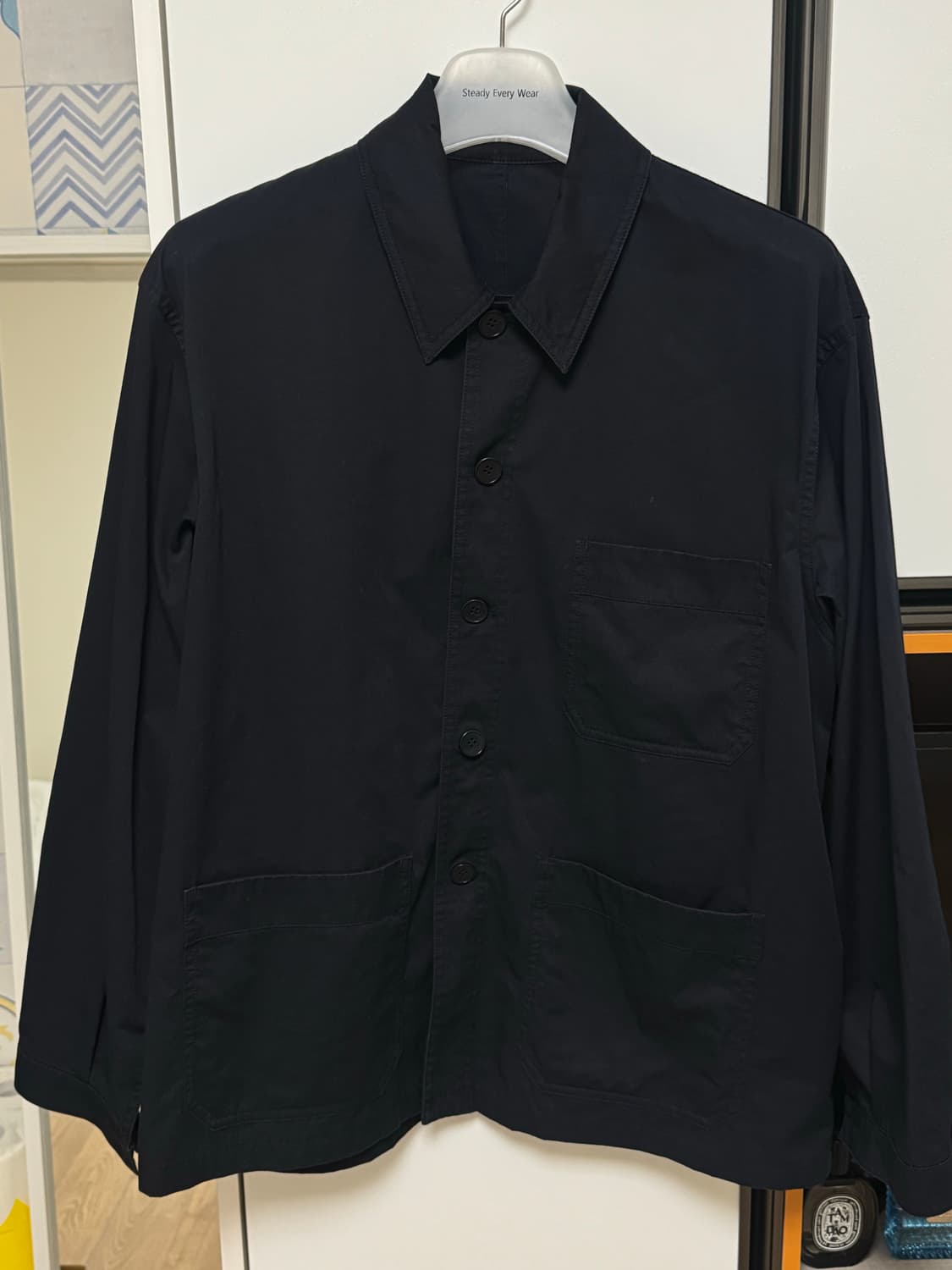 [2] 스테디에브리웨어(sew) 라이트 워크 셔츠자켓 다크네이비 상품이미지1