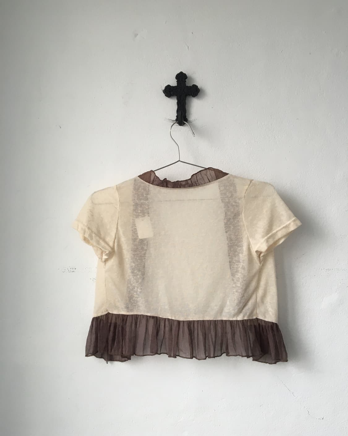 Trimming point open cardigan 상품이미지3