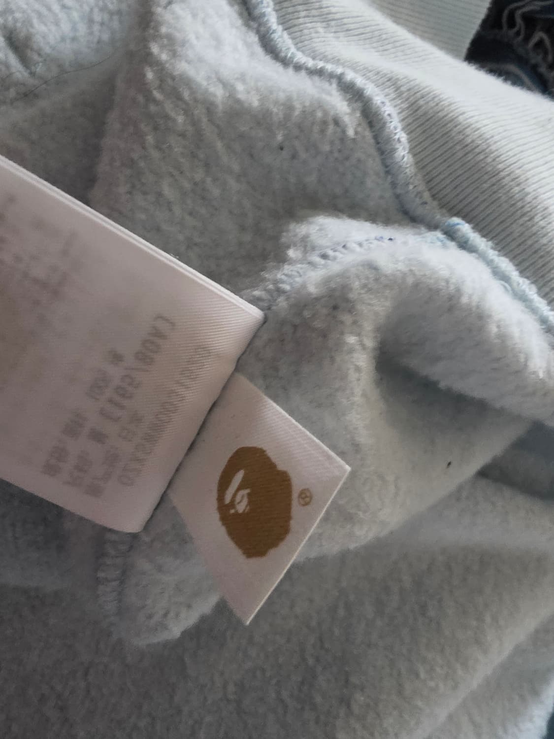 (W) 베이프 ABC 카모 샤크 풀 집 후드 상품이미지4