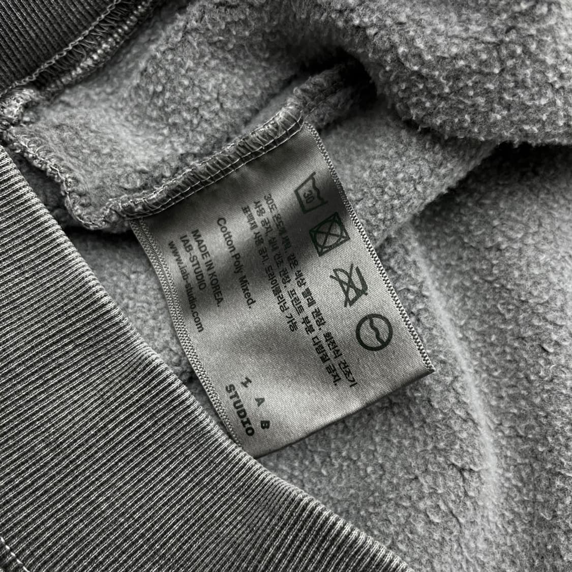 아이앱스튜디오 로고 차콜 맨투맨 XL 상품이미지5