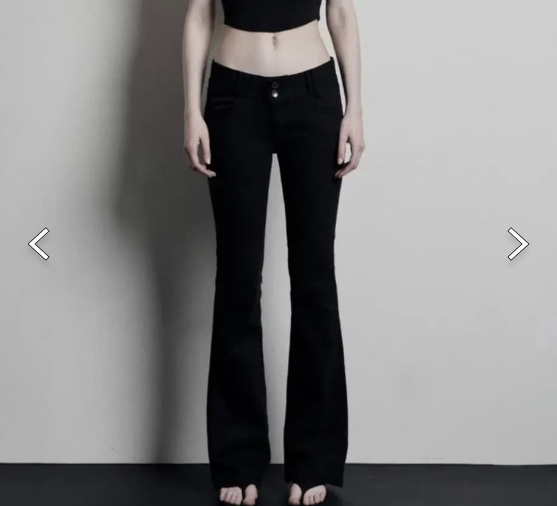 보헤미안 서울 투버튼 부츠컷 팬츠 S 상품이미지2