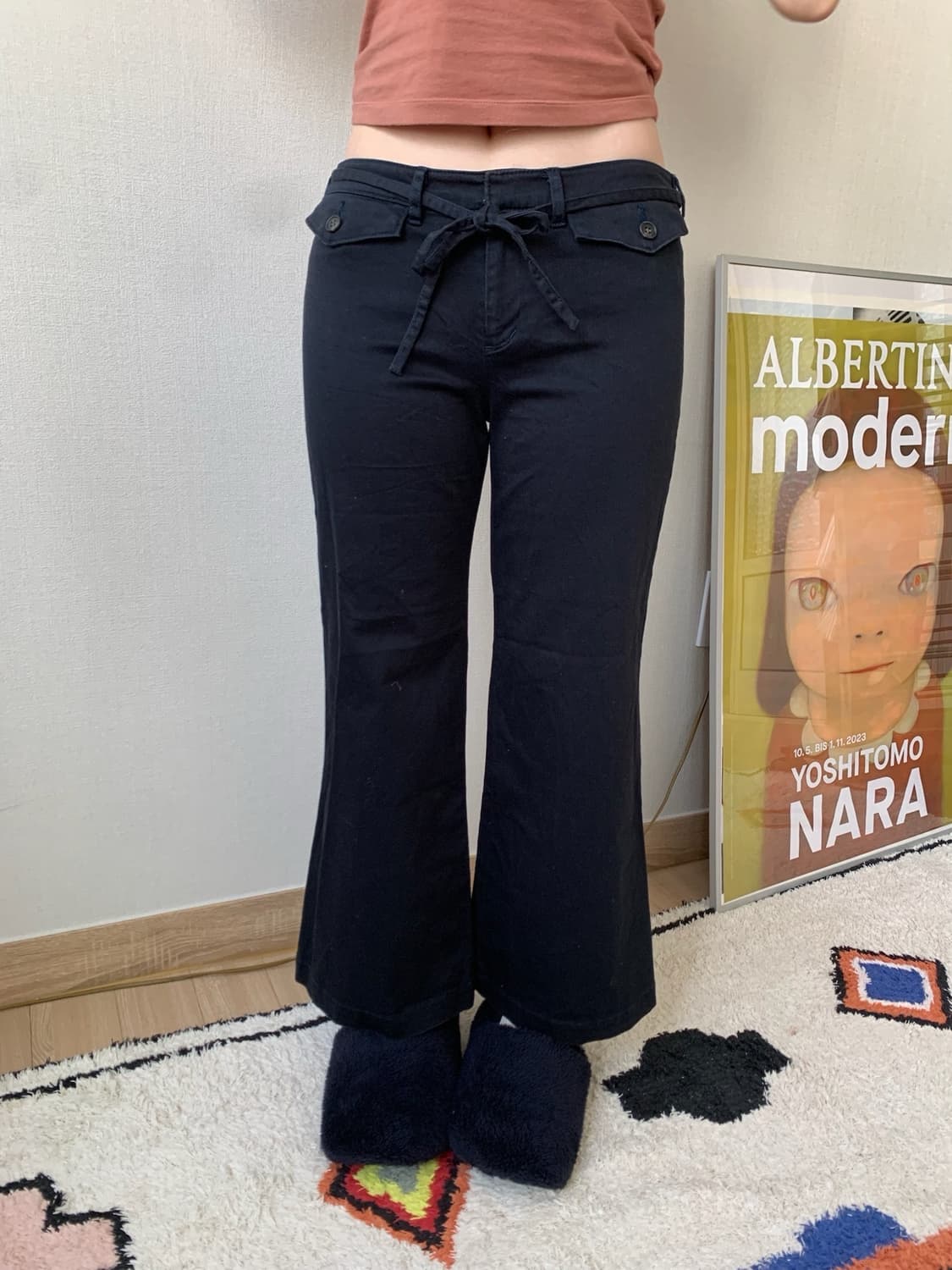 vintage cotton ribbon pants 상품이미지2