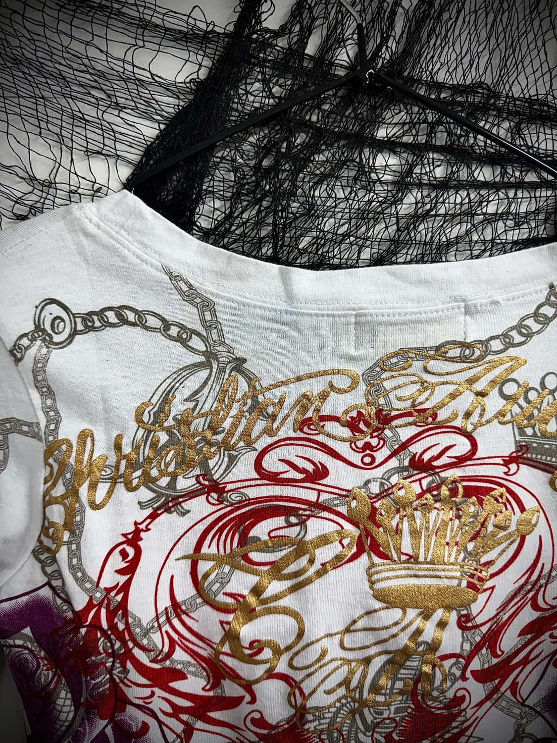 Christian audigier printing longsleeve 상품이미지5