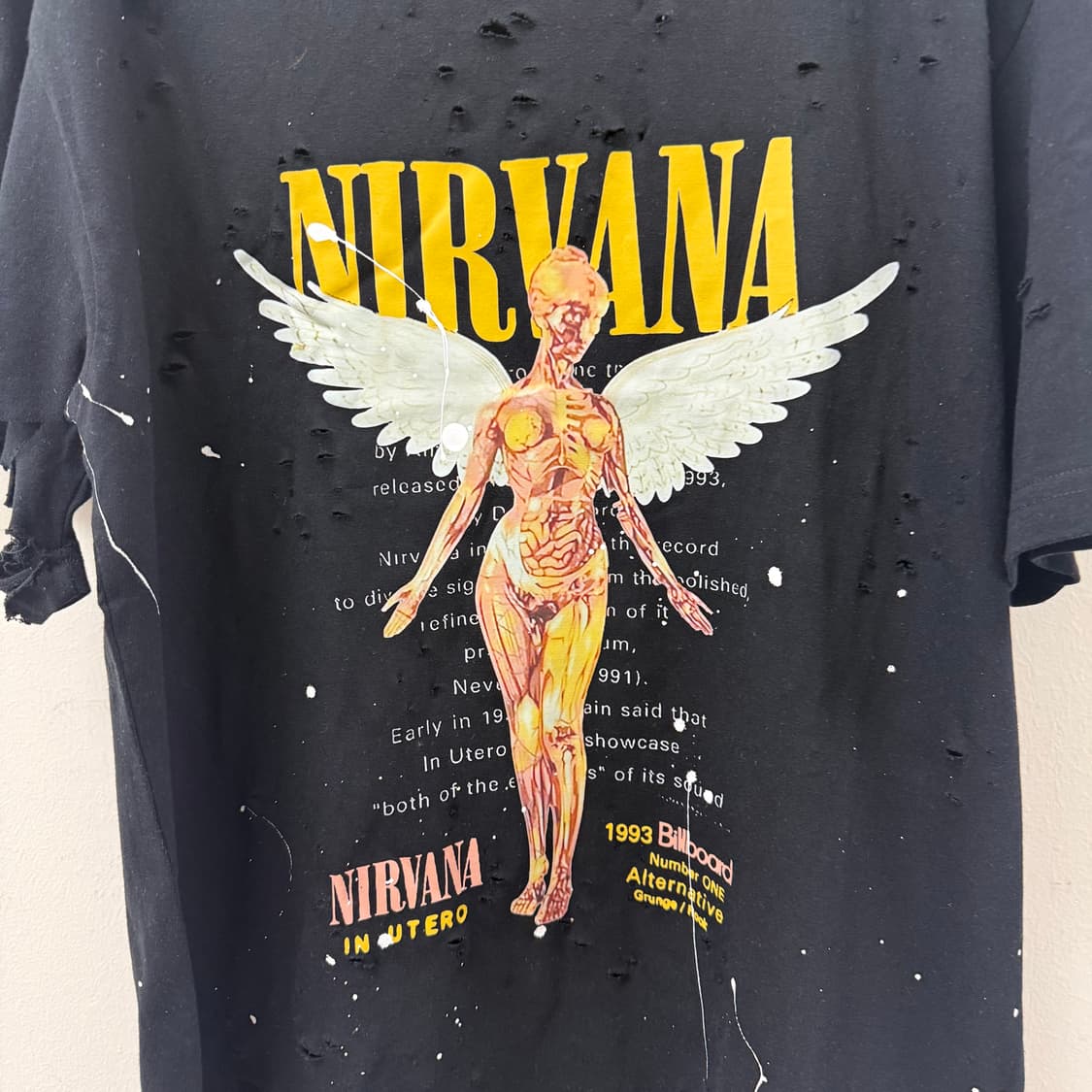 Vintage Nirvana destroyed shirts  상품이미지6
