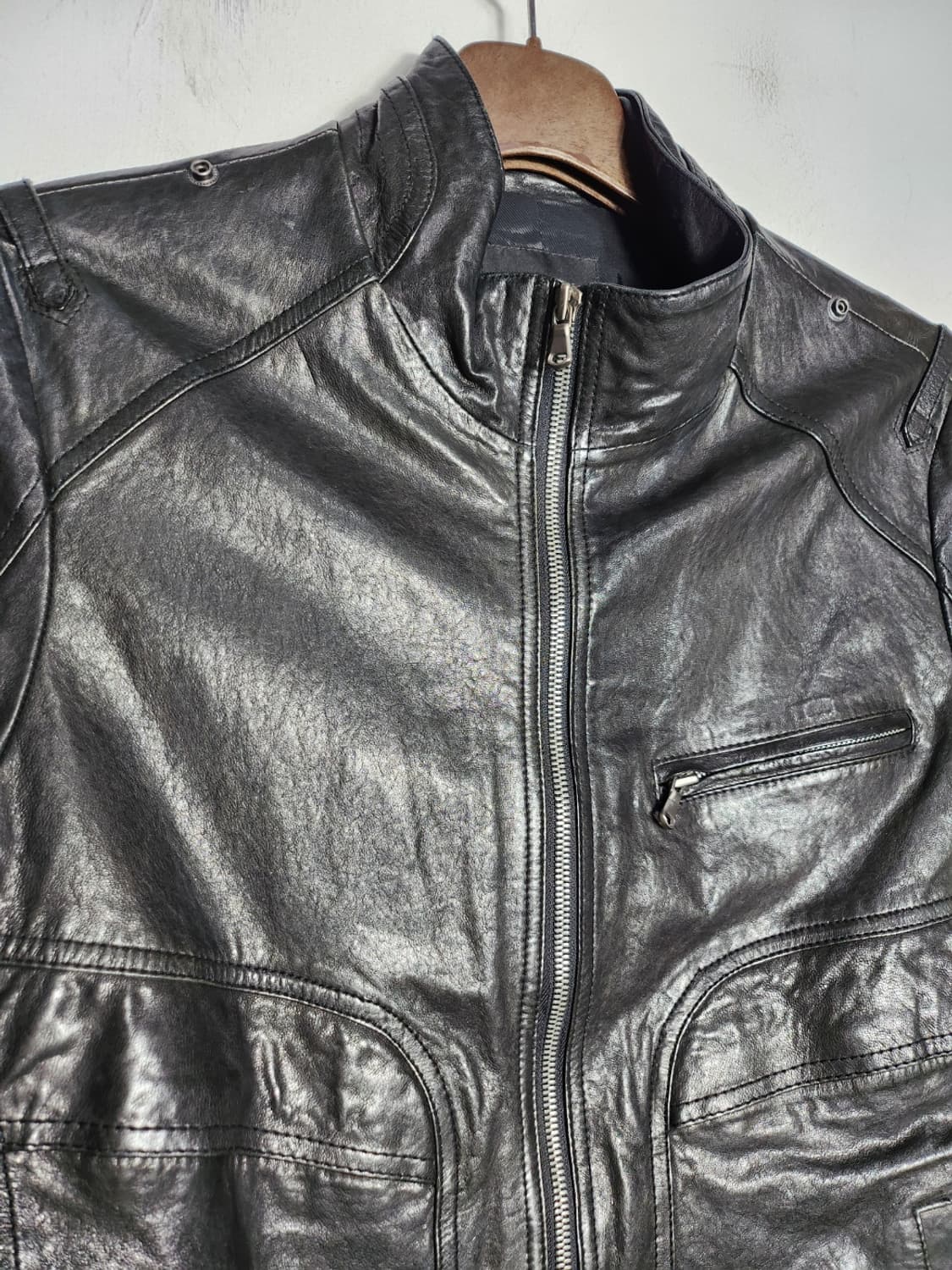 클럽모나코 램레더 자켓 상품이미지2