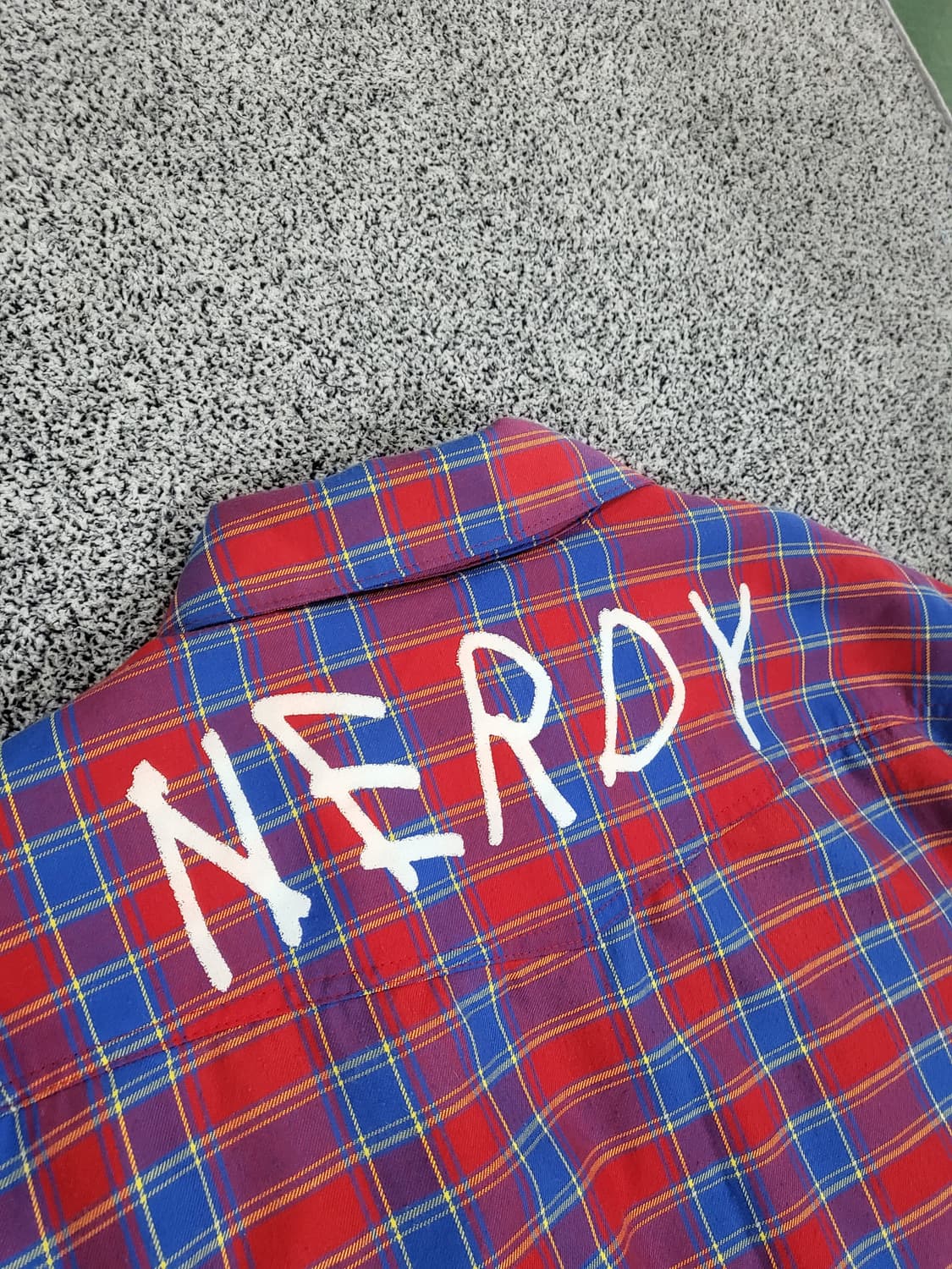 널디 체크무늬 셔츠자켓  상품이미지6