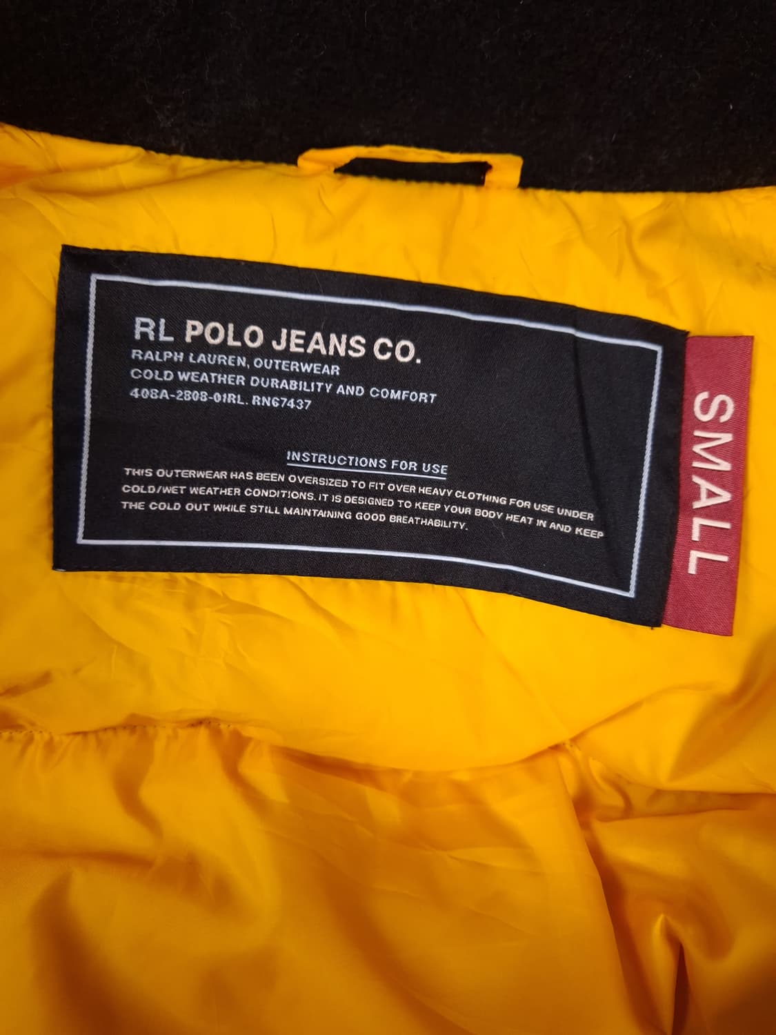 90's 일본판 오리지날 랄프로렌폴로 진스 로고 푸퍼 다운 패딩 상품이미지5