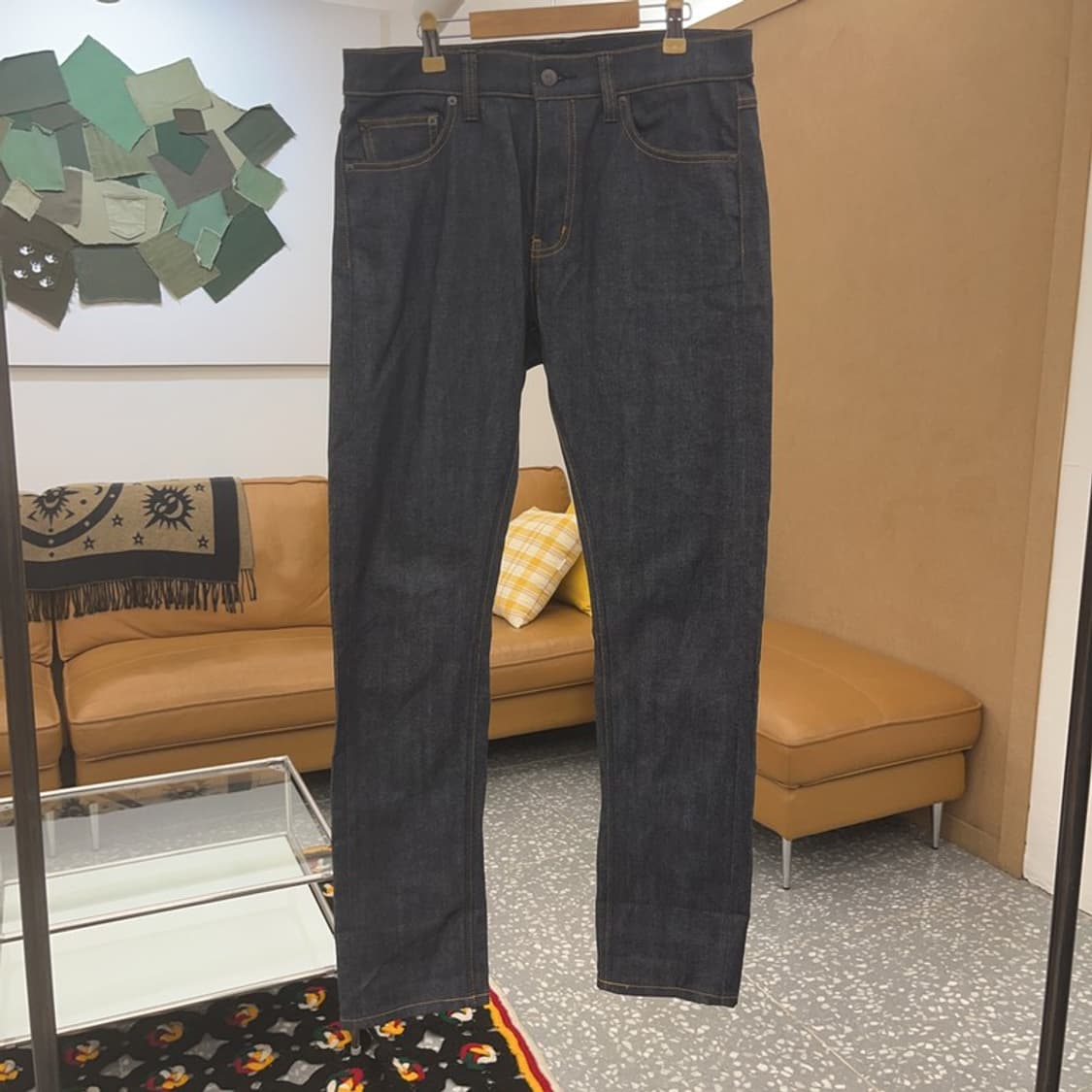 유니클로 질샌 다크인디고 데님 팬츠 28인치 C06835 상품이미지2