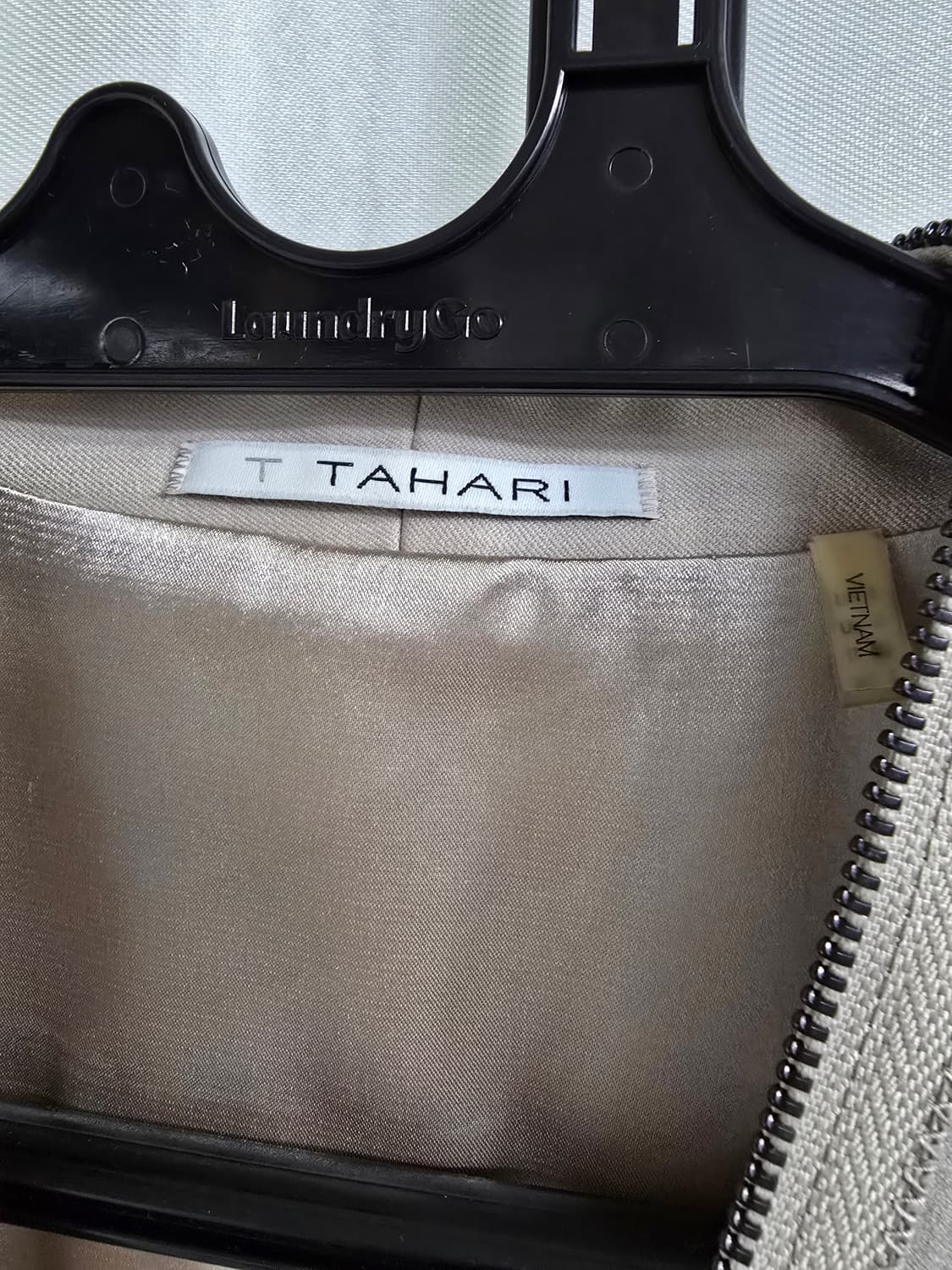 타하리 지퍼 슬리브리스 원피스 (1750) 상품이미지3