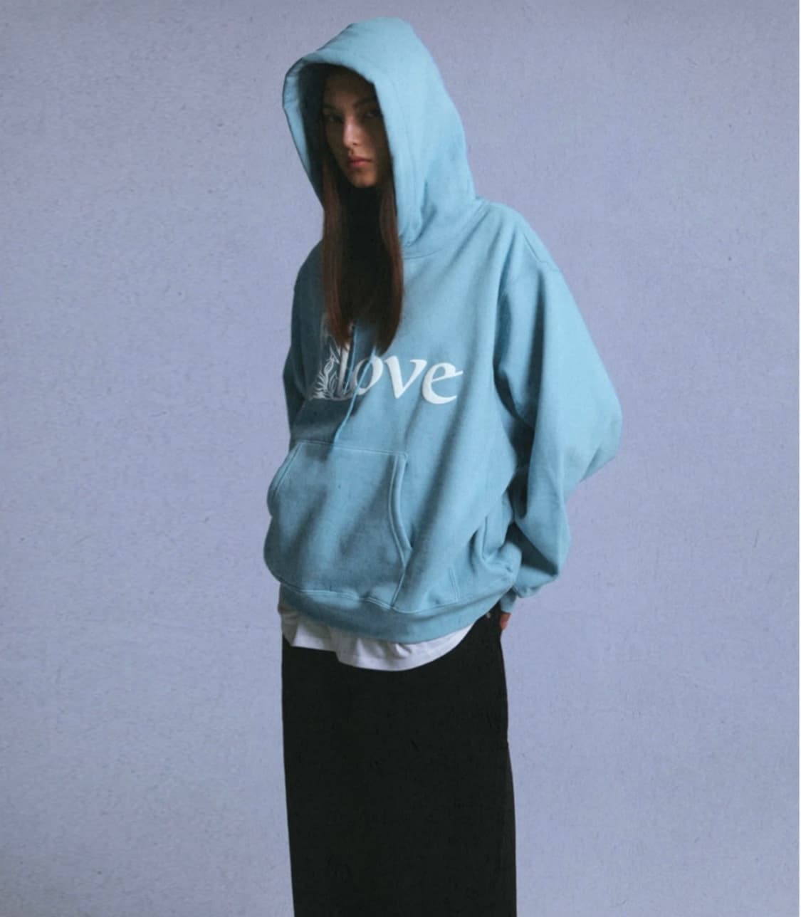 챈스챈스 LOVE HOODIE SKY BLUE 상품이미지2