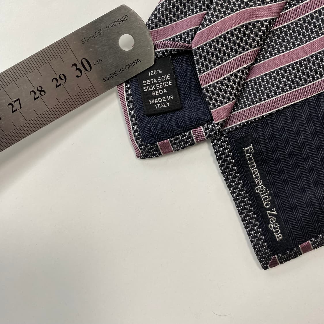 신형 에르메네질도제냐 정품 명품 넥타이 8.1cm 상품이미지7