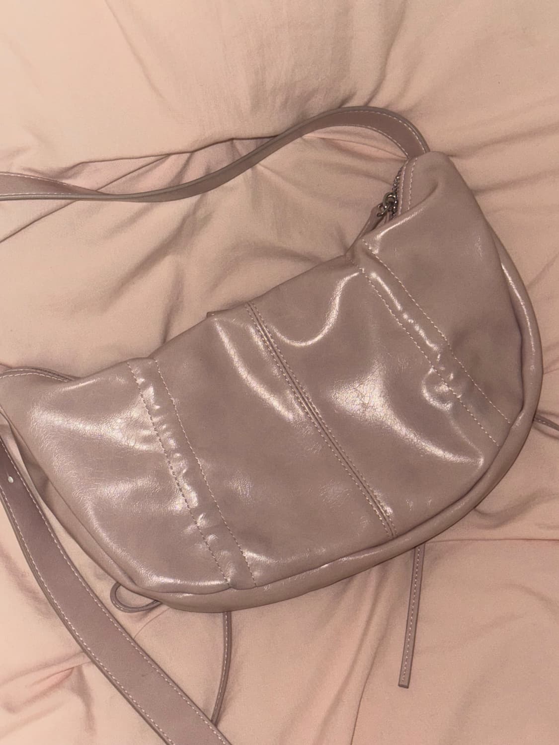 마뗑킴 하프 리본 셔링 숄더백 상품이미지3